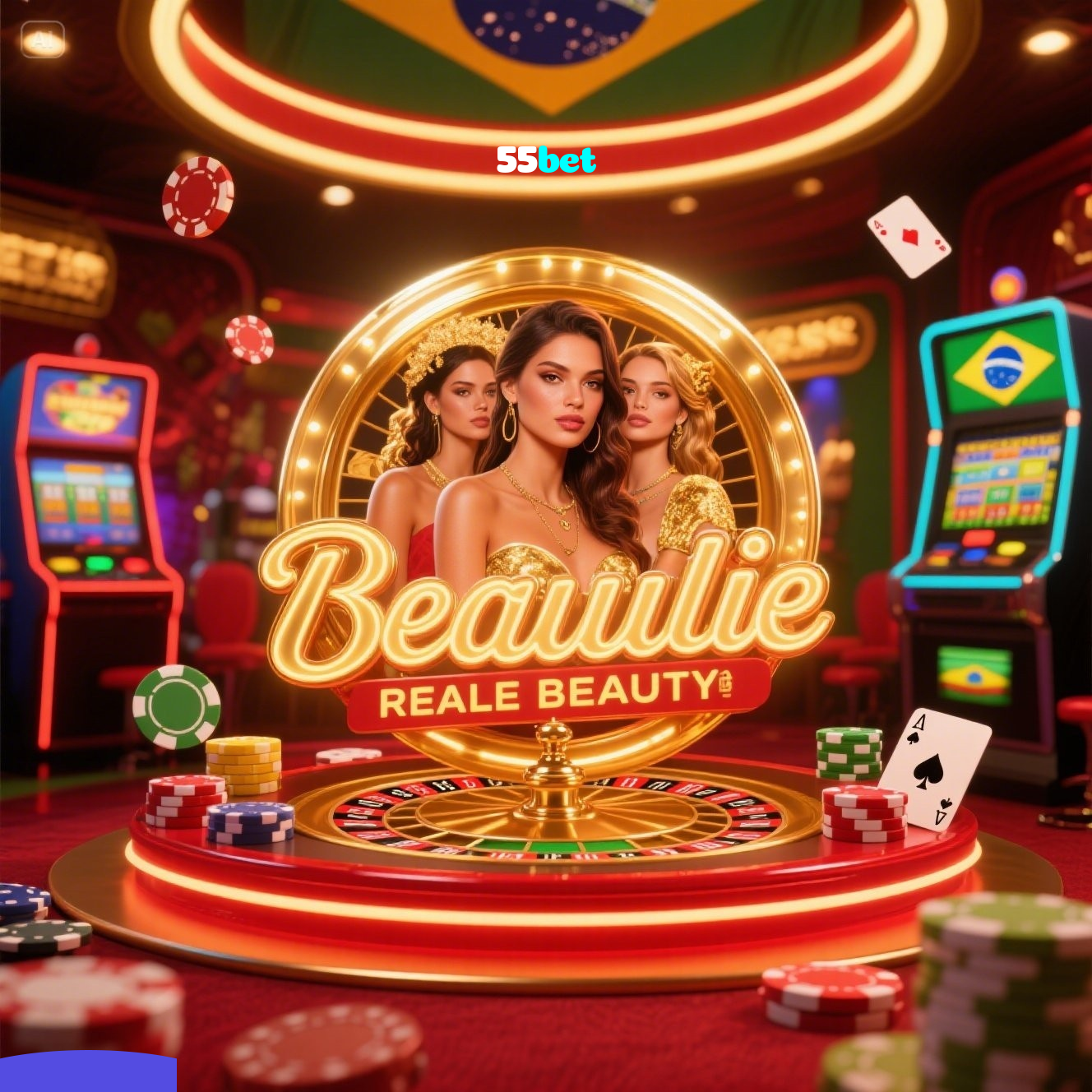 55bet:Jogue no nosso cassino e prove sua habilidade nas cartas de poker!
